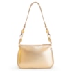 Bolsa De Ombro Pedras Couro Dourado - imagem 4