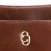 Bolsa De Ombro Pedras Couro Marrom - imagem 6