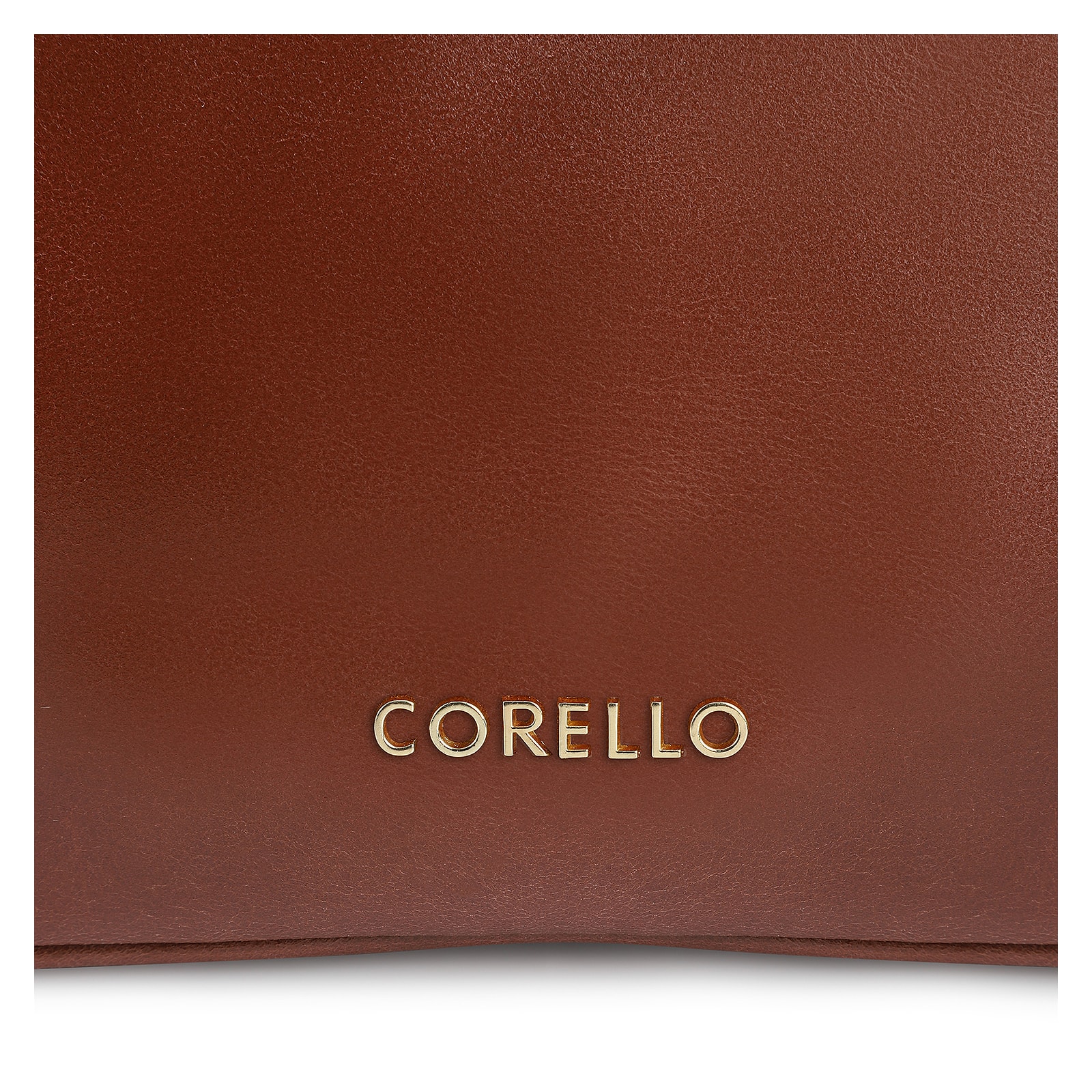 Bolsa De Ombro Pedras Couro Marrom