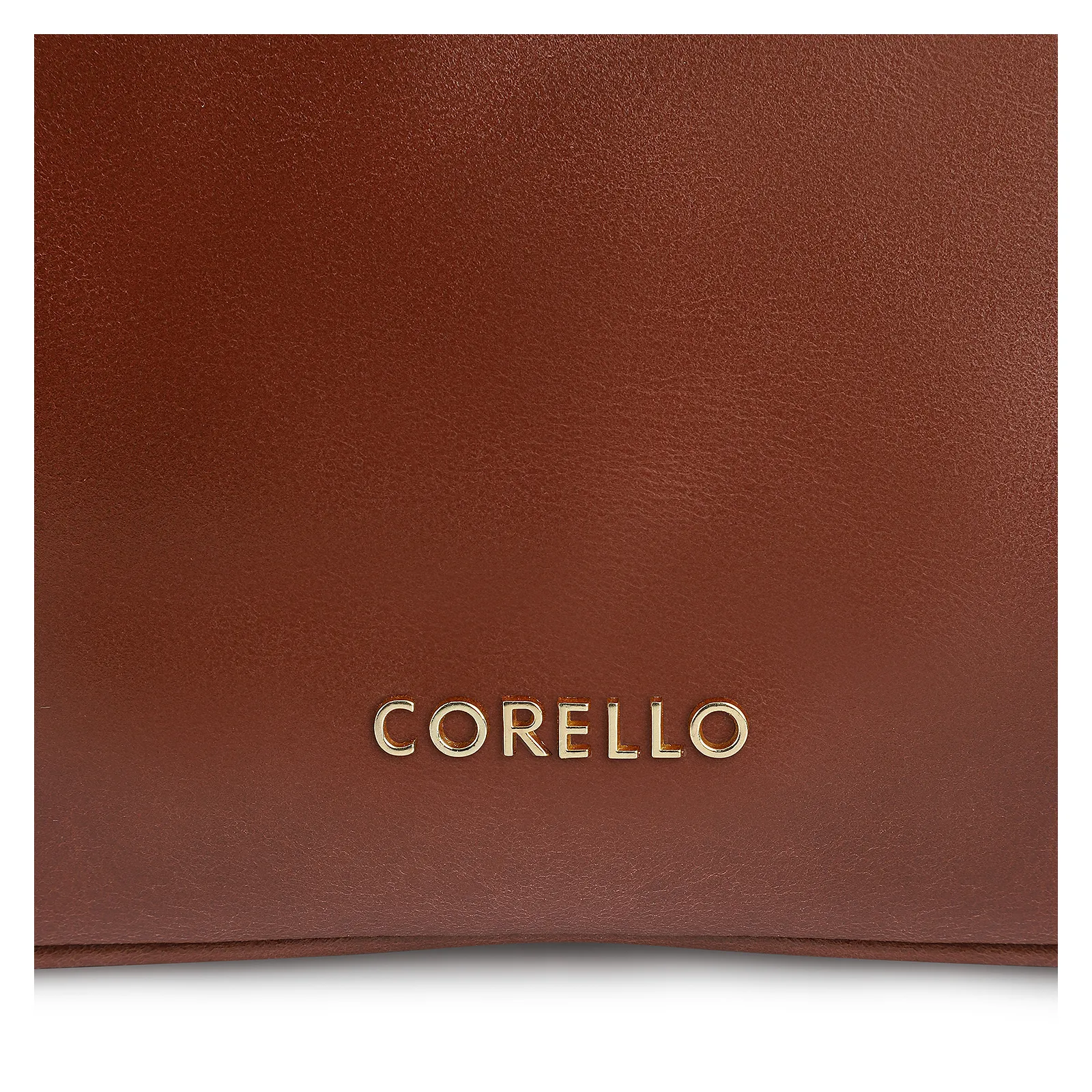 Bolsa De Ombro Pedras Couro Marrom