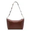 Bolsa De Ombro Pedras Couro Marrom - imagem 3