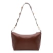 Bolsa De Ombro Pedras Couro Marrom - imagem 3