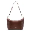 Bolsa De Ombro Pedras Couro Marrom - imagem 1