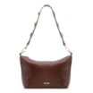 Bolsa De Ombro Pedras Couro Marrom - imagem 1