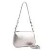 Bolsa De Ombro Pedras Couro Prata - imagem 3