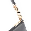 Bolsa De Ombro Pedras Couro Preto - imagem 5