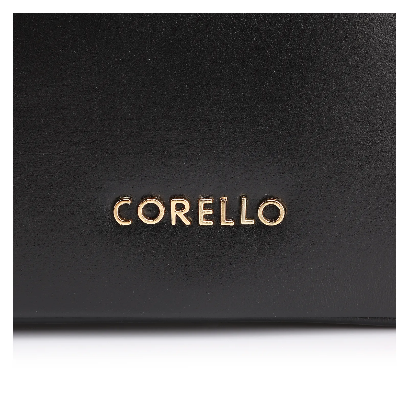 Bolsa De Ombro Pedras Couro Preto