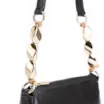 Bolsa De Ombro Pedras Couro Preto - imagem 7