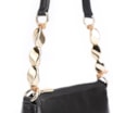 Bolsa De Ombro Pedras Couro Preto - imagem 7
