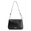 Bolsa De Ombro Pedras Couro Preto - imagem 1
