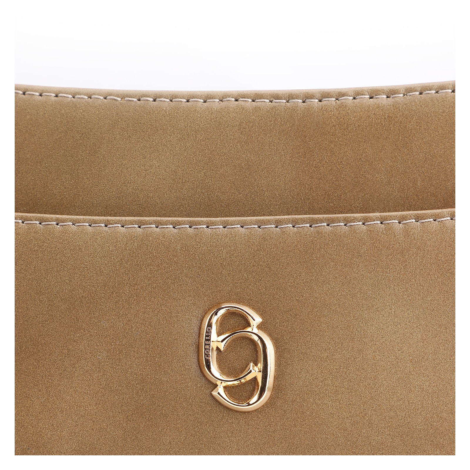 Bolsa De Ombro Pedras Couro Verde