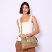 Bolsa De Ombro Pedras Couro Verde - imagem 2