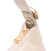 Bolsa De Ombro Pequena Couro Croco Off White Alça Fivela Lateral - imagem 5