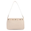 Bolsa De Ombro Pequena Couro Croco Off White Pedras - imagem 1