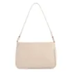 Bolsa De Ombro Pequena Couro Croco Off White Pedras - imagem 4