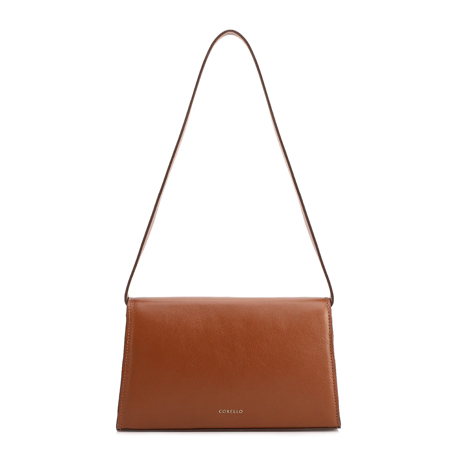 Bolsa De Ombro Pequena Couro Marrom Claro Ráfia Tramada Multicolor