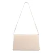 Bolsa De Ombro Pequena Couro Off White Ráfia Tramada Multicolor - imagem 3