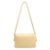 Bolsa De Ombro Pequena Couro Plume Amarelaoaba Flap - imagem 3