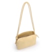 Bolsa De Ombro Pequena Couro Plume Amarelaoaba Flap - imagem 4