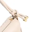 Bolsa De Ombro Pequena De Couro Off White Tramado Frontal - imagem 5