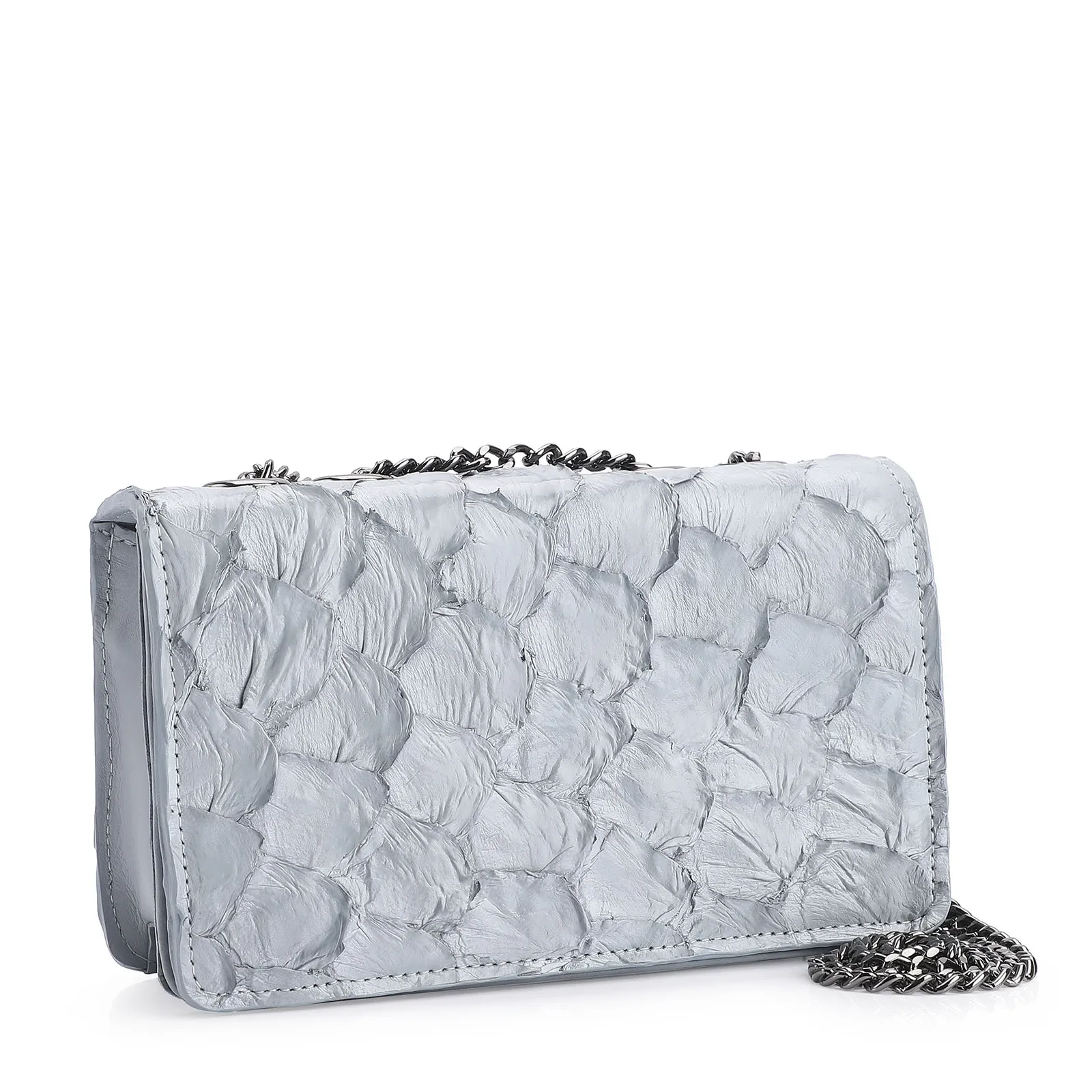 Bolsa De Ombro Pirarucu Azul
