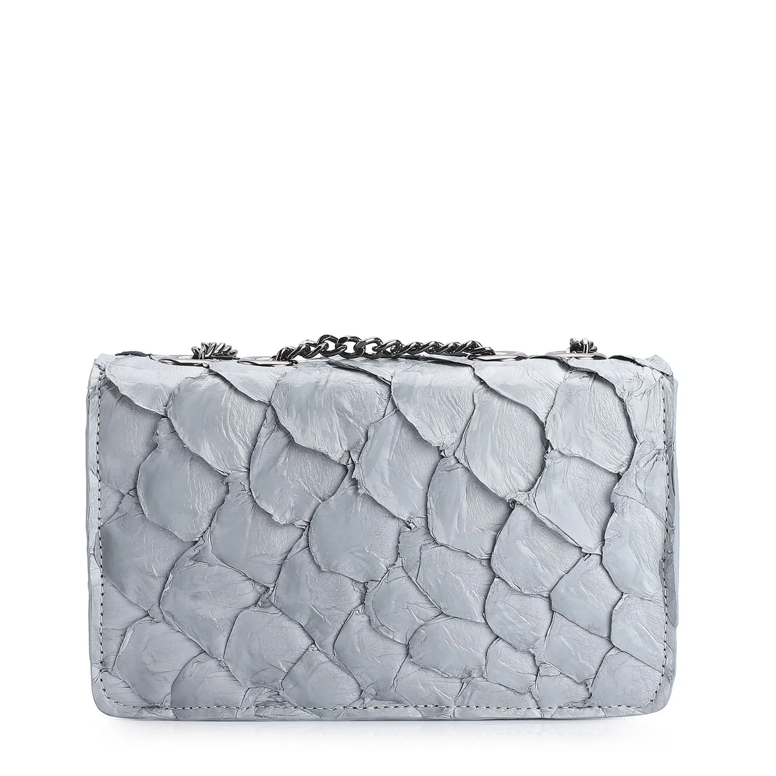 Bolsa De Ombro Pirarucu Azul