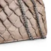 Bolsa De Ombro Pirarucu Bege - imagem 5