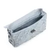Bolsa De Ombro Pirarucu Couro Azul - imagem 4