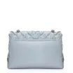Bolsa De Ombro Pirarucu Couro Azul - imagem 3