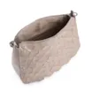 Bolsa De Ombro Pirarucu Couro Bege - imagem 4