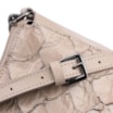 Bolsa De Ombro Pirarucu Couro Bege - imagem 6