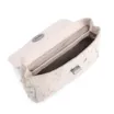 Bolsa De Ombro Pirarucu Couro Off White - imagem 4