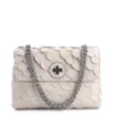 Bolsa De Ombro Pirarucu Couro Off White - imagem 1
