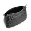 Bolsa De Ombro Pirarucu Couro Preto - imagem 4