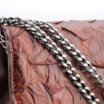 Bolsa De Ombro Pirarucu Marrom Escuro - imagem 5