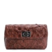 Bolsa De Ombro Pirarucu Marrom Escuro - imagem 1
