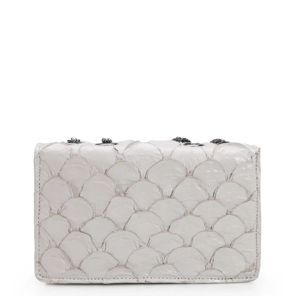 Bolsa De Ombro Pirarucu Off White - imagem 3
