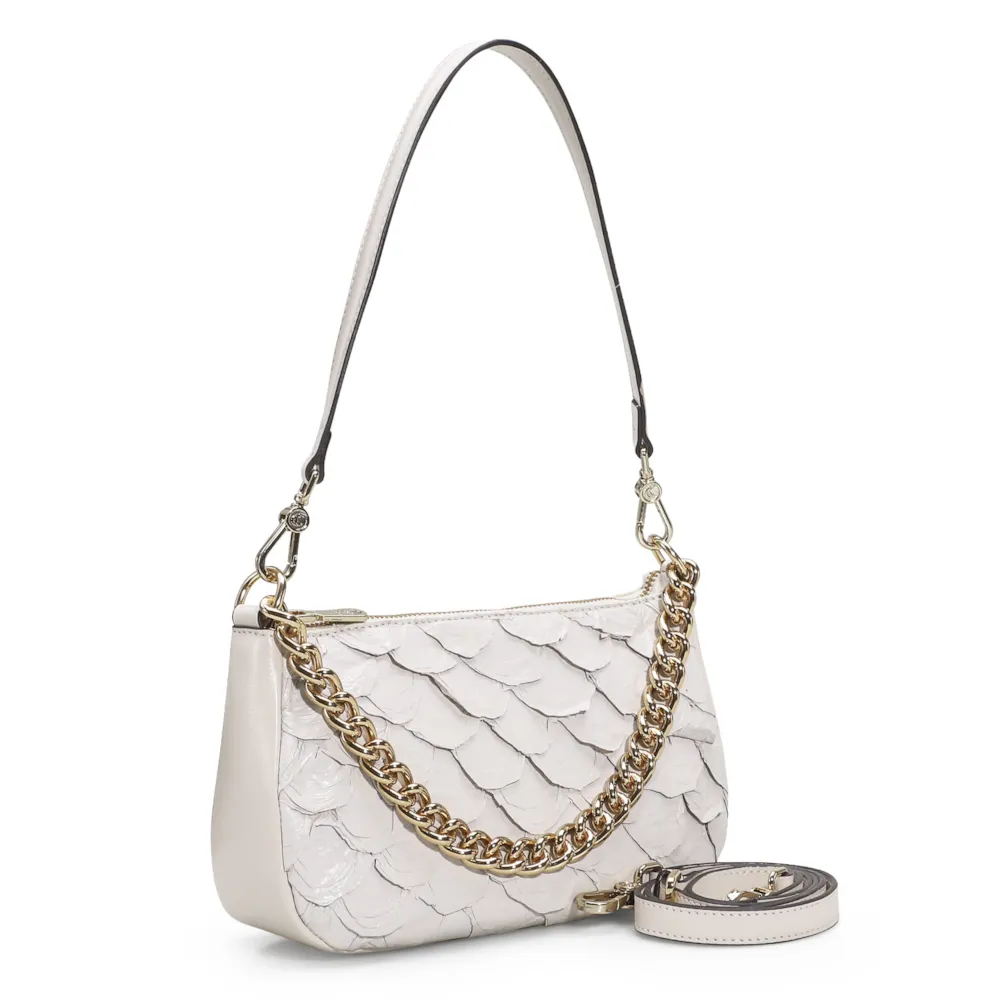 Bolsa De Ombro Pirarucu Off White - imagem 2