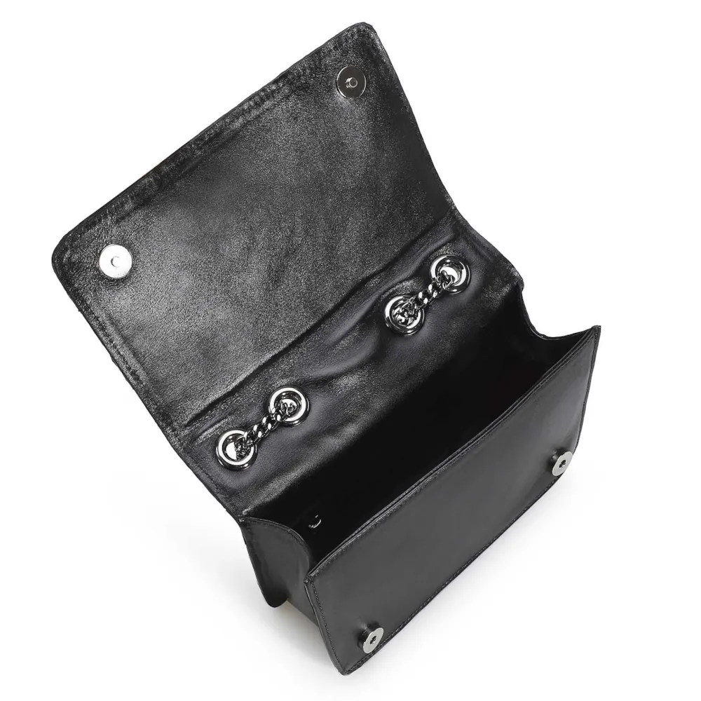 Bolsa De Ombro Pirarucu Preto - imagem 4