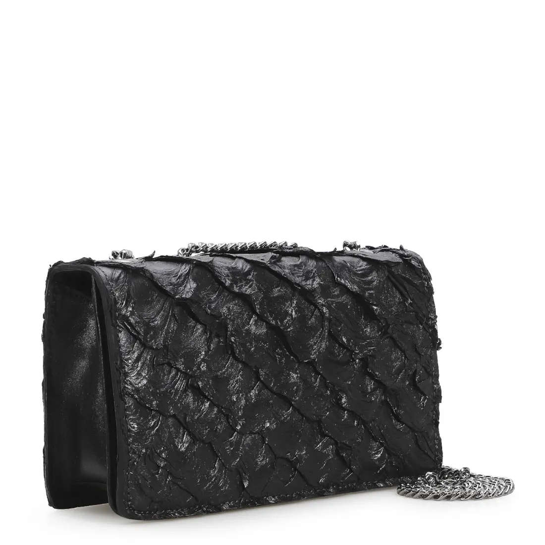 Bolsa De Ombro Pirarucu Preto - foto 2