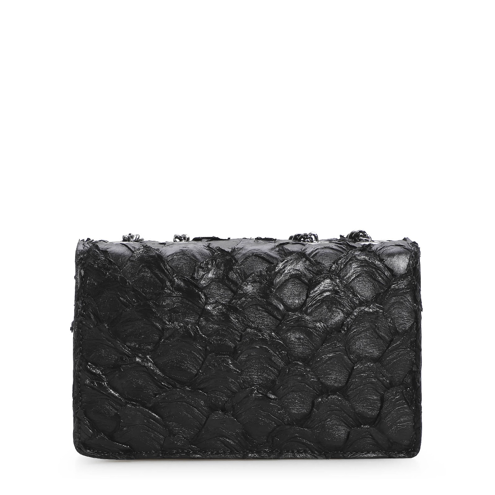 Bolsa De Ombro Pirarucu Preto