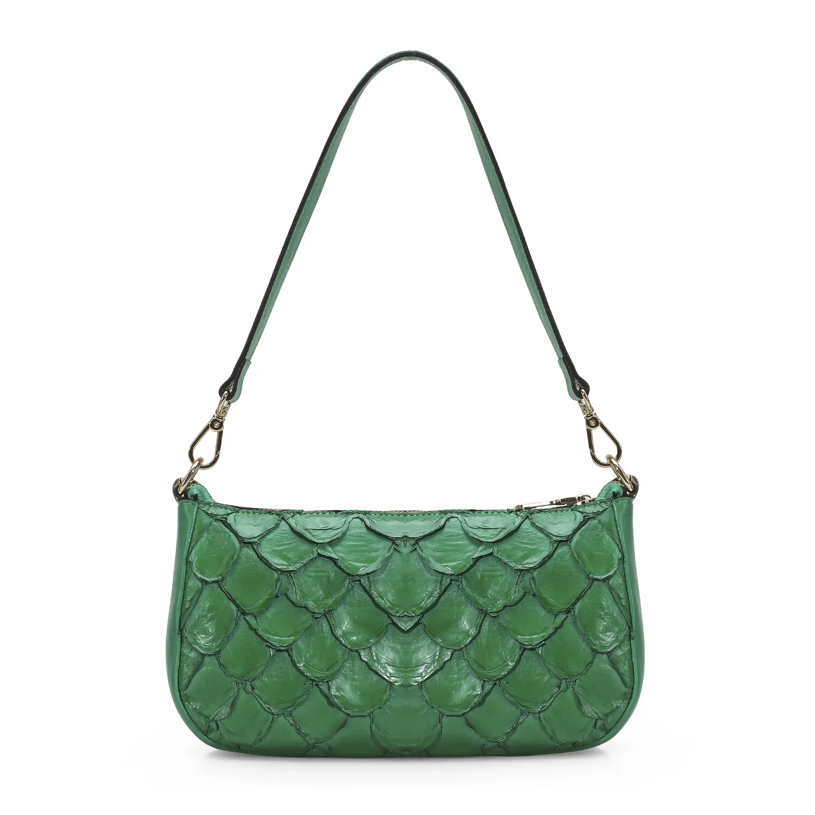 Bolsa De Ombro Pirarucu Verde