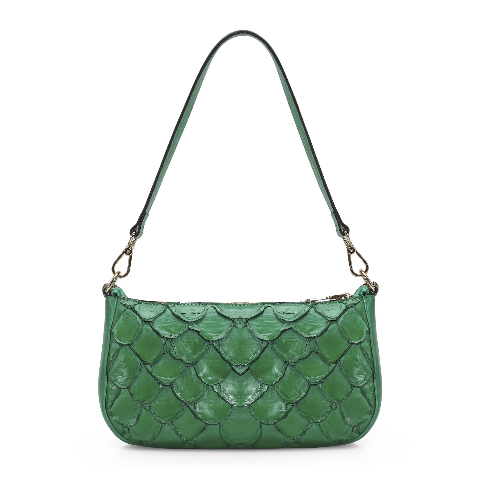 Bolsa De Ombro Pirarucu Verde