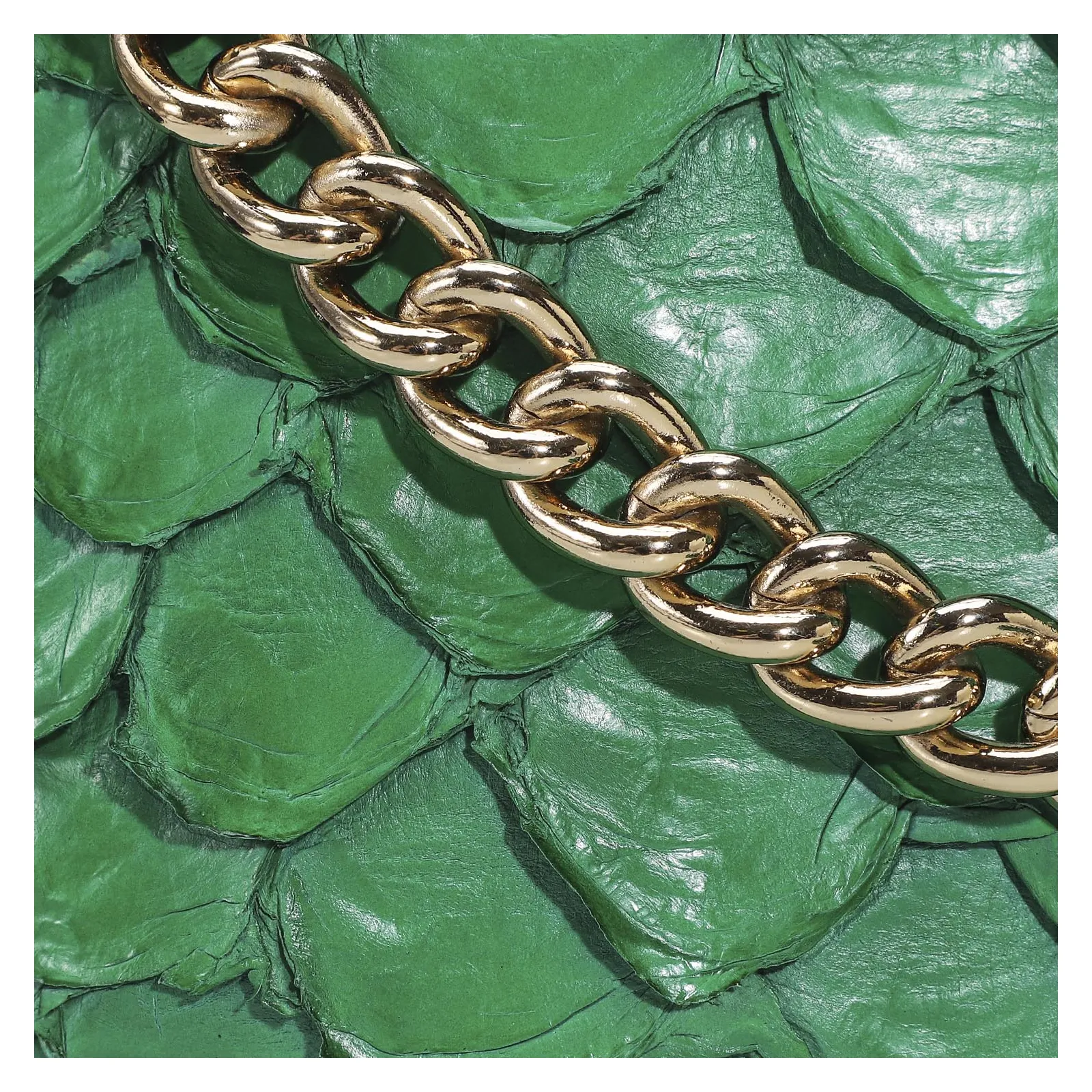 Bolsa De Ombro Pirarucu Verde