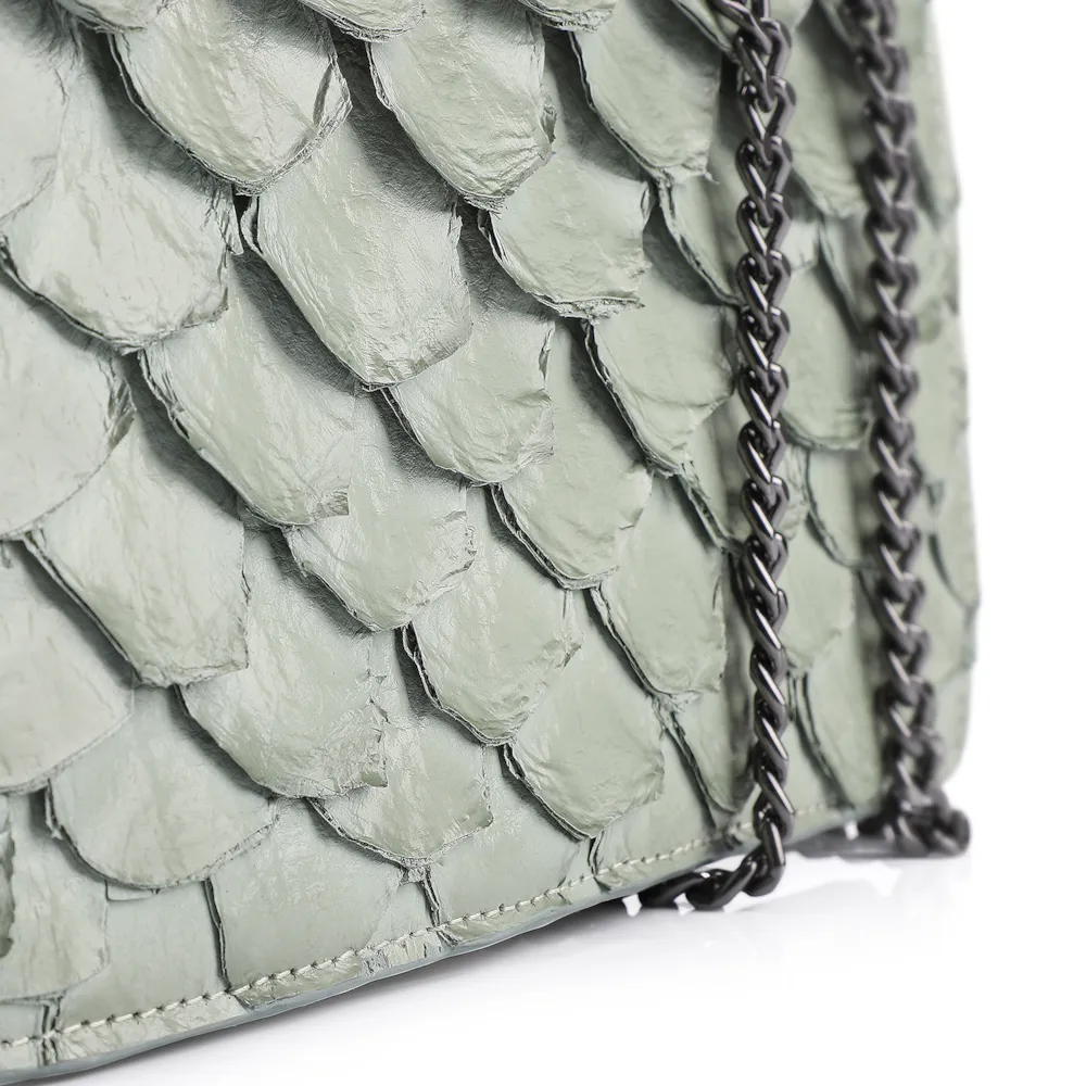 Bolsa De Ombro Pirarucu Verde - imagem 5