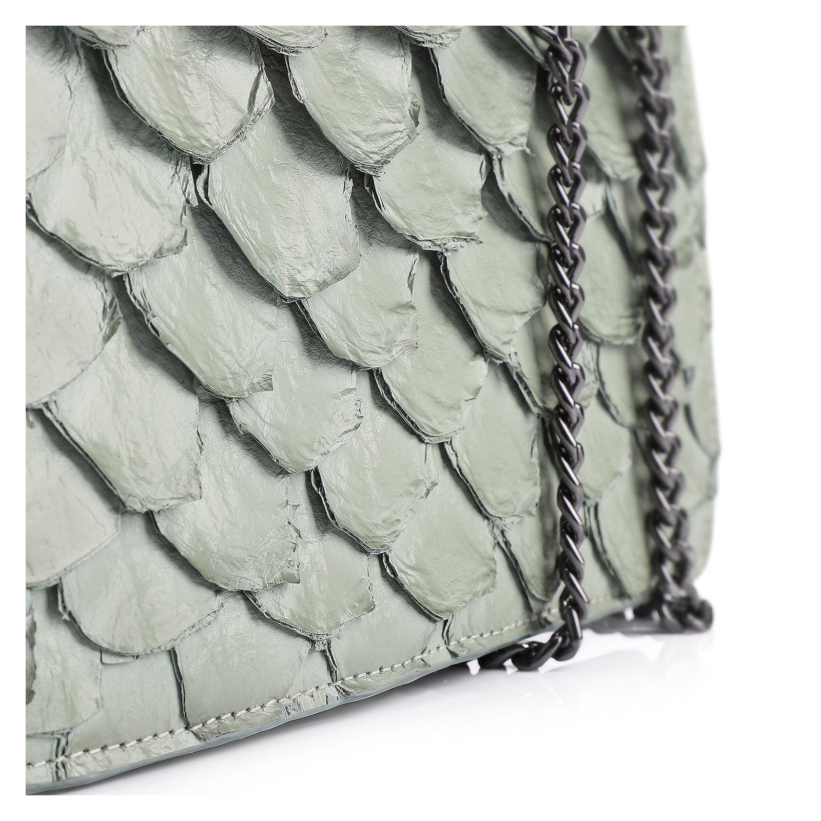 Bolsa De Ombro Pirarucu Verde