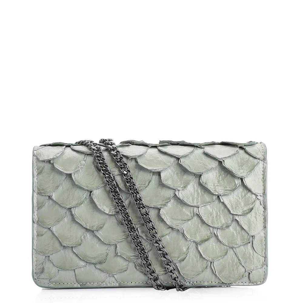 Bolsa De Ombro Pirarucu Verde