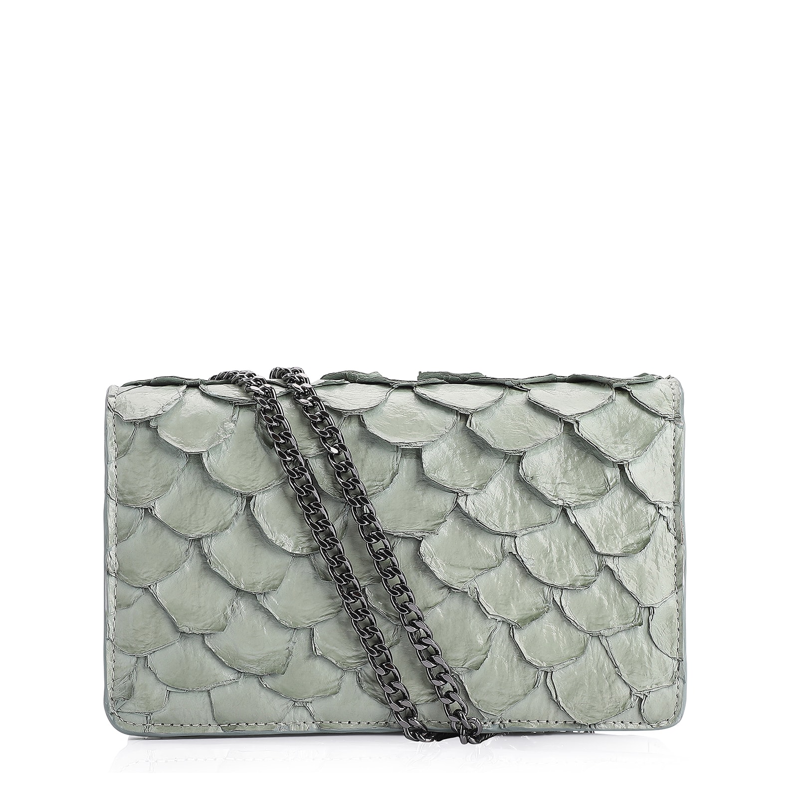 Bolsa De Ombro Pirarucu Verde