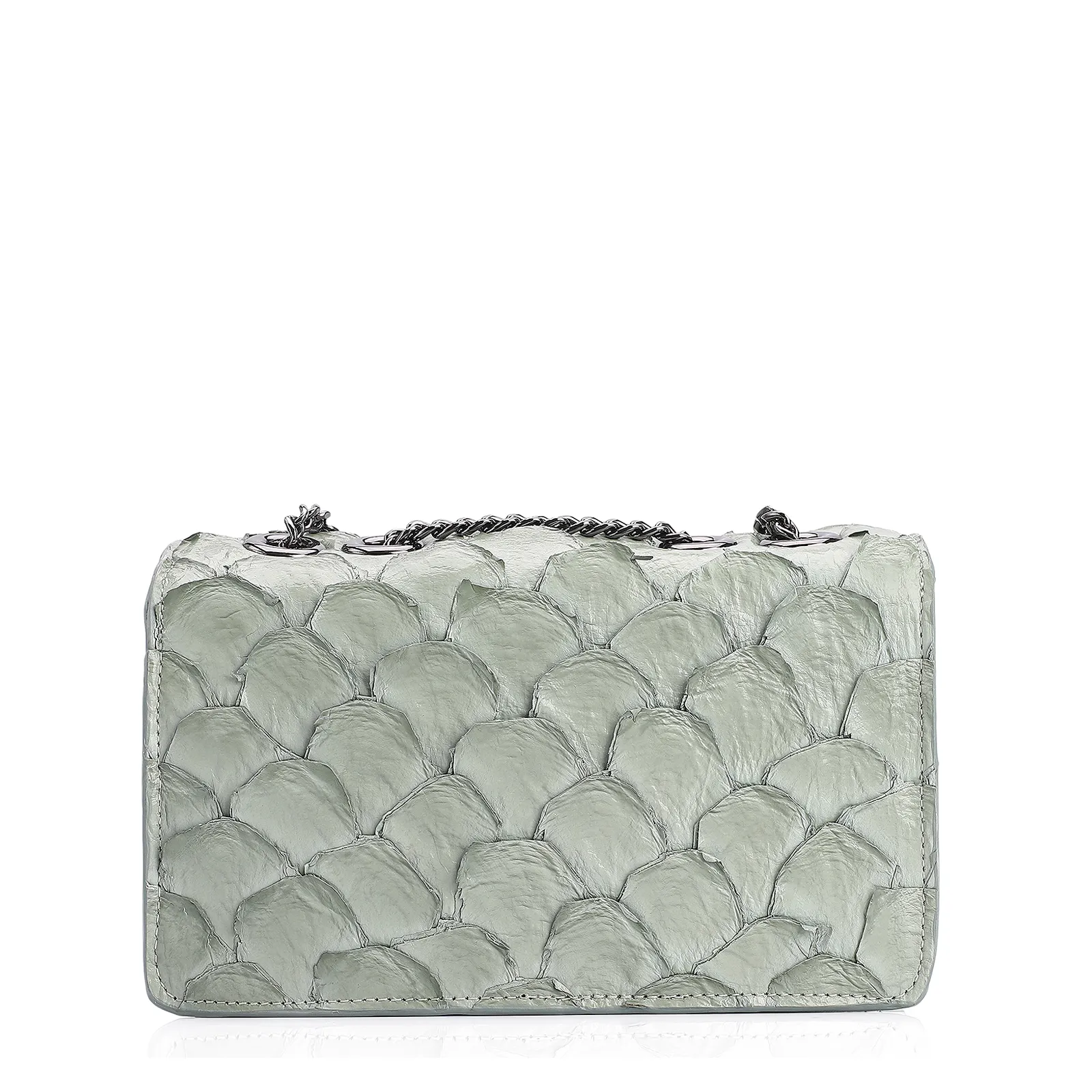 Bolsa De Ombro Pirarucu Verde