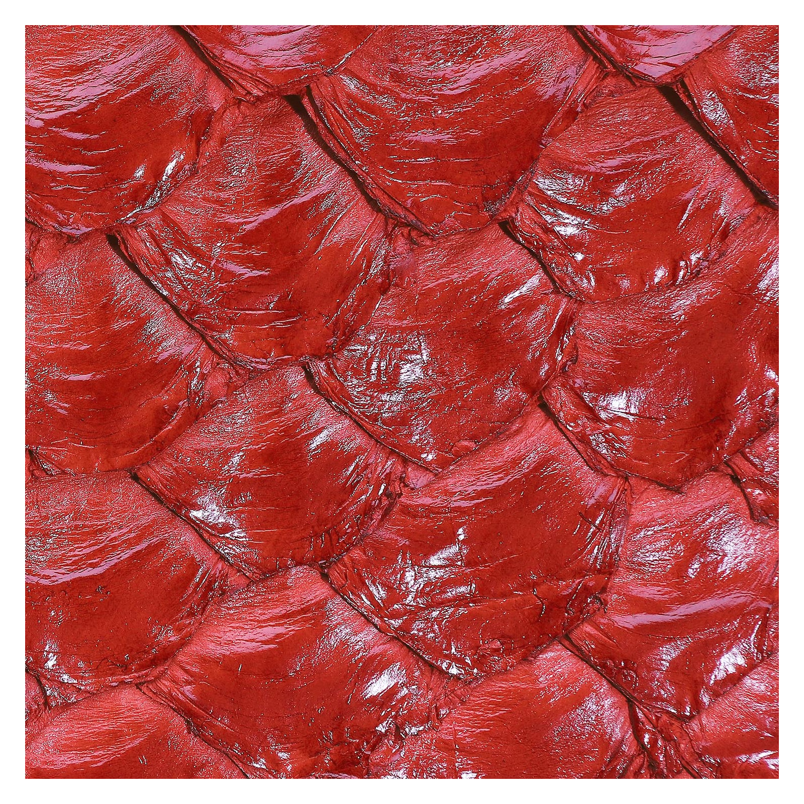 Bolsa De Ombro Pirarucu Vermelho